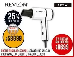 Revlon - SECADOR DE CABELLO RVDR5296