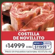 X$ - COSTILLA DE NOVILLITO