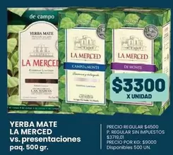 La Merced - YERBA MATE