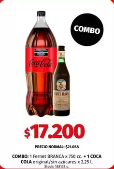 Coca cola - Fernet BRANCA + COCA COLA