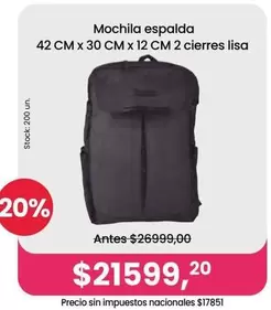 42 - Mochila espalda