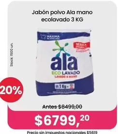 Ala - Jabón polvo mano