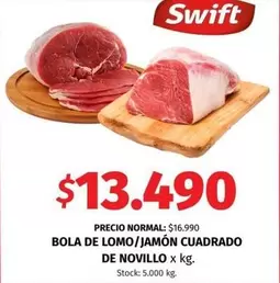 Swift - BOLA DE LOMO/JAMÓN CUADRADO