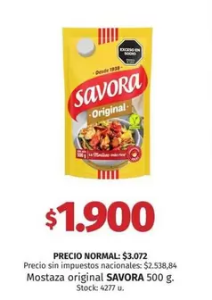 Savora - Mostaza original