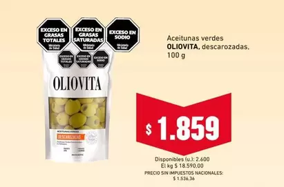 Oliovita - Aceitunas verdes