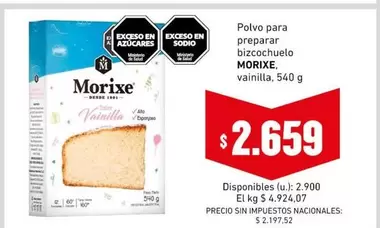 Morixe - Bizcochuelo