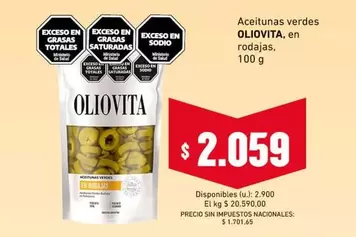 Oliovita - Aceitunas verdes