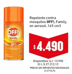 Off - Repelente contra mosquitos