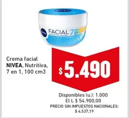 Nivea - Facial 7 en 1