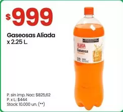 X$ - Gaseosas Aliada