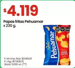 Pehuamar - Papas fritas