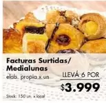 Surtidas - Facturas / Medialunas
