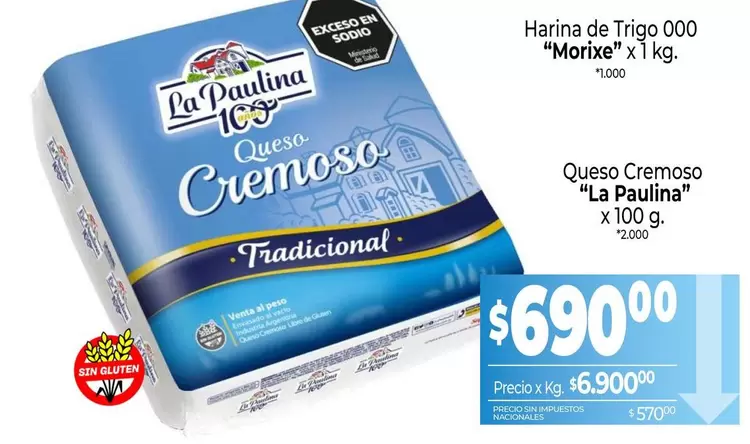 La paulina - Queso Cremoso