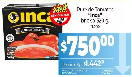Inca - Puré de Tomates