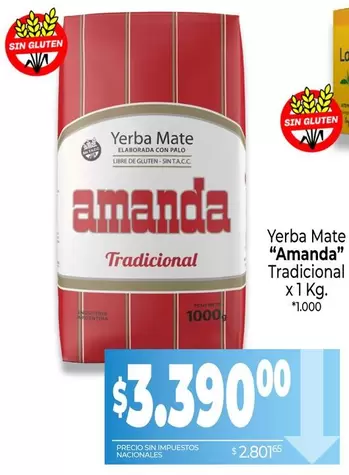 Amanda - Yerba Mate Tradicional