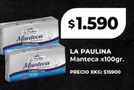 La paulina - Manteca x100gr.