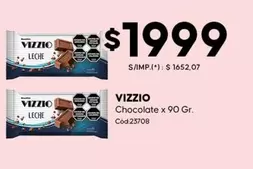 Vizzio - Chocolate x 90 Gr.