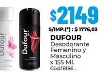 Dufour - Desodorante Femenino y Masculino