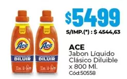 Ace - Jabon Líquido Clásico Diluible