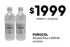 Purocol - Alcohol Fino x 500 MI