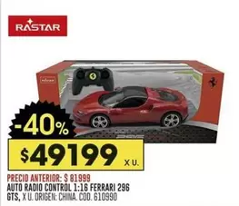 Origen - AUTO RADIO CONTROL 1:16 FERRARI 296 GTS, X U