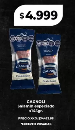 Cagnoli - Salamín especlado