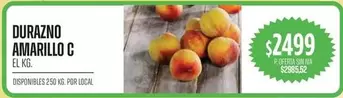 DURAZNO AMARILLO C