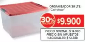 Carrefour - ORGANIZADOR 30 LTS.