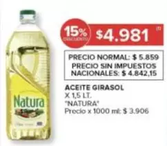 Natura - ACEITE GIRASOL