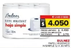 Mas - PAPEL HIGIENICO hoja simple