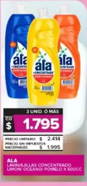 Ala - LAVAVAJILLAS CONCENTRADO