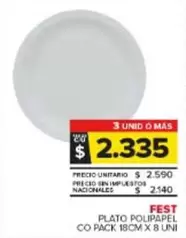 Mas - PLATO POLIPAPEL