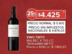 Malbec - MALBEC X 750 CC