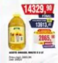 ACEITE GIRASOL, MEZCLA 1.5 LT