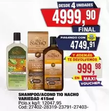 tio nacho - SHAMPOO/ACOND TIO NACHO