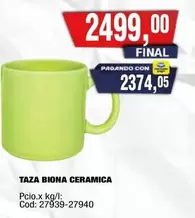 TAZA BIONA CERAMICA