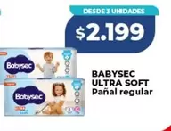 Babysec - ULTRA SOFT Pañal regular