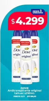 Dove - Antitranspirante original