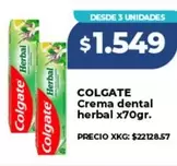 Colgate - Crema dental herbal