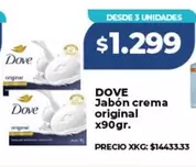 Dove - Jabón crema original
