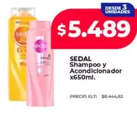 Sedal - Shampoo y Acondicionador