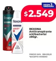 Rexona - Antitranspirante antibacterial