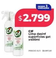 Cif - Limp desinf superficies gat