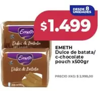 Emeth - Dulce de batata/ c-chocolate