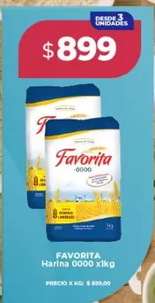 Favorita - Harina 0000 xlkg