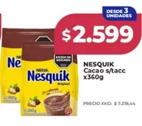 Nesquik - Cacao s/tacc