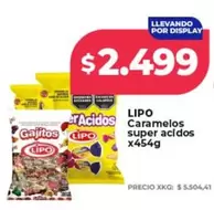 Lipo - Caramelos super acidos