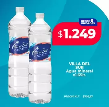 Villa del Sur - Agua mineral