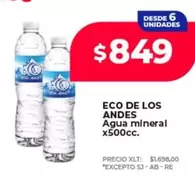 Eco de los Andes - Agua mineral