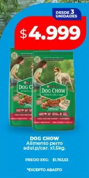 Dog Chow - Alimento perro adul.p/car. x1.5kg.